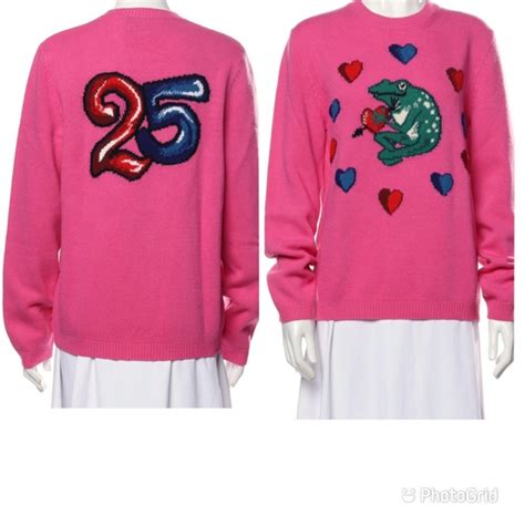 gucci frog|Gucci Frog Printed Sweater w/ Tags .